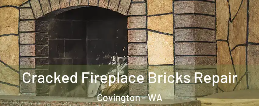 Cracked Fireplace Bricks Repair Covington - WA