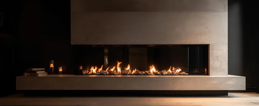 Gas Fireplace Ember Bed Design Services in Covington, Washington