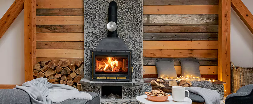 Thelin Hearth Products Direct Vent Gas Stove Fireplace Inspection in Covington, Washington